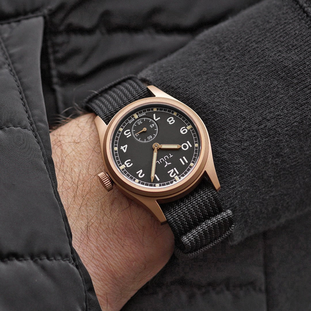 FILTHY 13 Bronze Black Dial Tool Watch | TUUL Watches