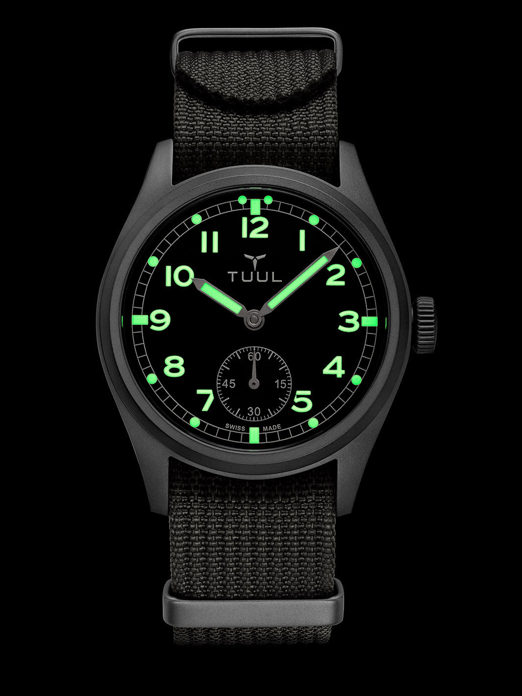 FILTHY 13 Stainless Steel Black Dial Tool Watch | TUUL Watches